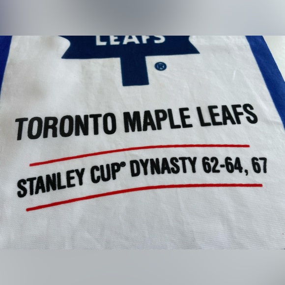 Vintage 1999 Toronto Maple Leaf Fan Flag Banner 10.5”x16.5” Stanley Cup Dynasty - Picture 2 of 12